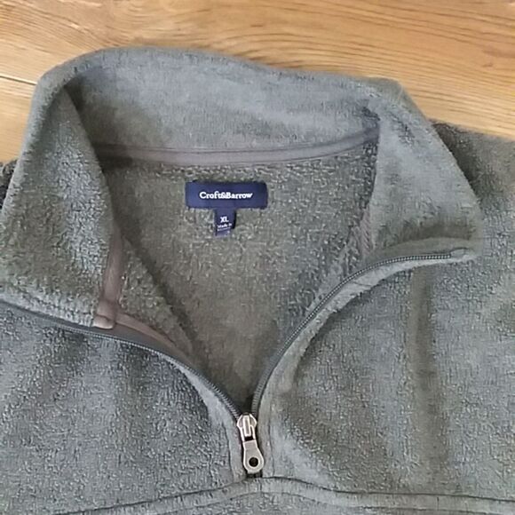 Croft &Barrow men's XL fleece pullover/ jacket - Picture 3 of 10